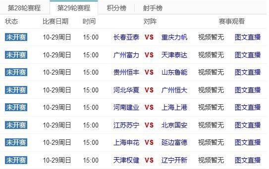 19:35中超联赛视频直播:山东鲁能VS辽宁开新