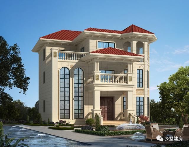 在农村建房,占地140平方的3层别墅要花多少钱