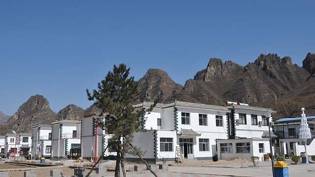 图为定市涞水县松树口村的整洁村容.(涞水县宣传部供图)
