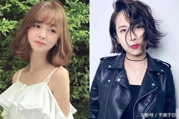 2018流行齐脖烫,齐脖短发烫发,百搭时尚人人