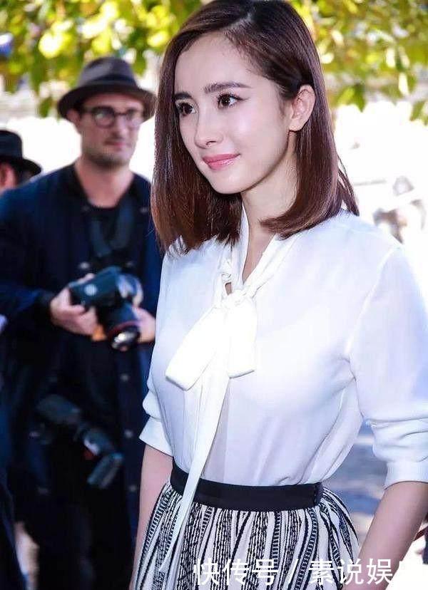 穿白衬衣很美的女星,宋慧乔清纯可爱,杨幂少女
