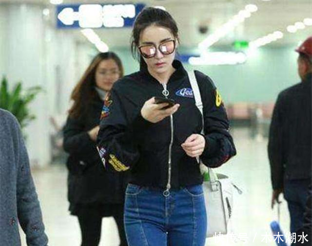 迪丽热巴的好身材让牛仔裤压力很大, 网友 还是