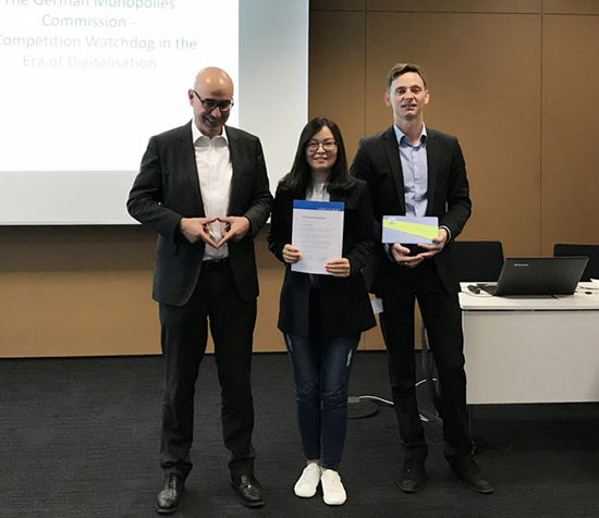 西安翻译学院商学院教师赴德国欧洲经济研究中