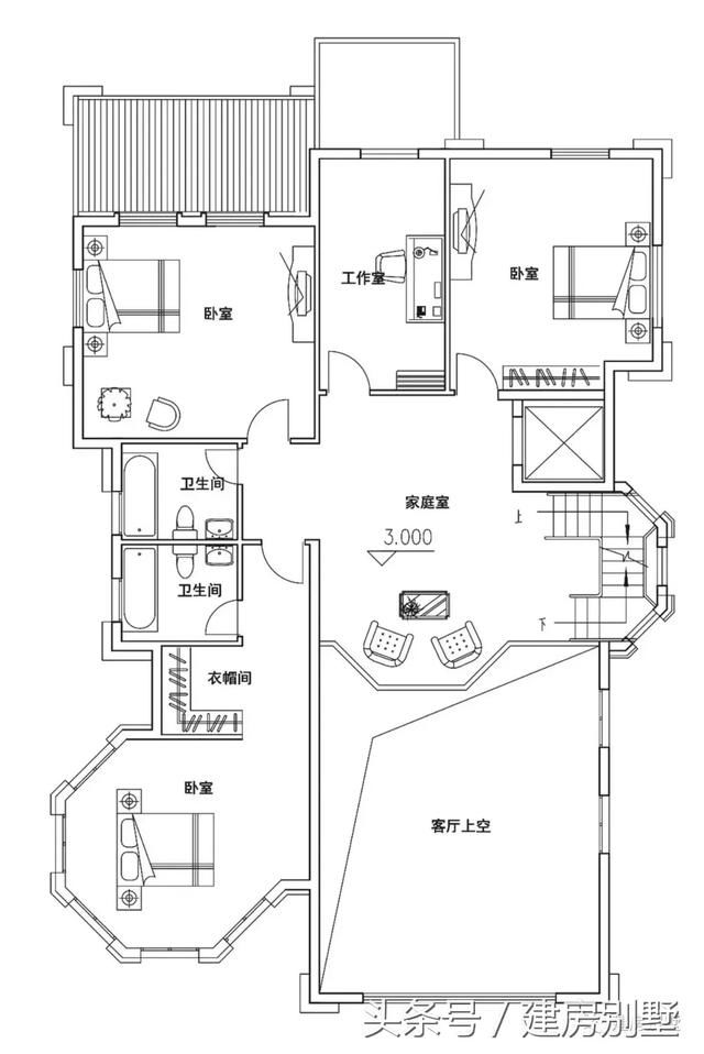 1119米三層歐式別墅,這麼氣派的房子44萬就能建好