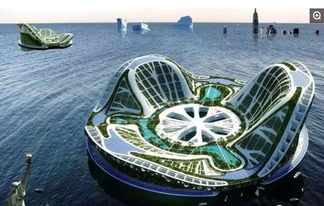 人类真的要移民大海?世界8个海上城市概念,最后一个是中国的