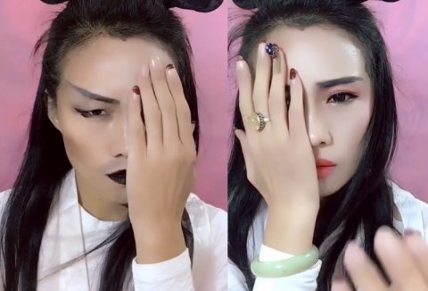 她一人扮演了半个娱乐圈 明星也为她点赞成网红