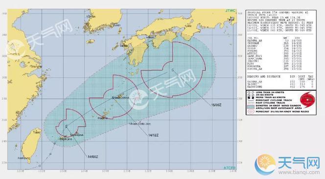 2018年6号台风最新消息 海上4个台风胚胎同时