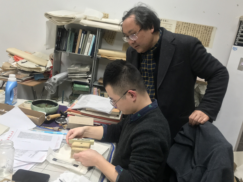 夜访华东师大书法天团:学生练字经常忘了时间