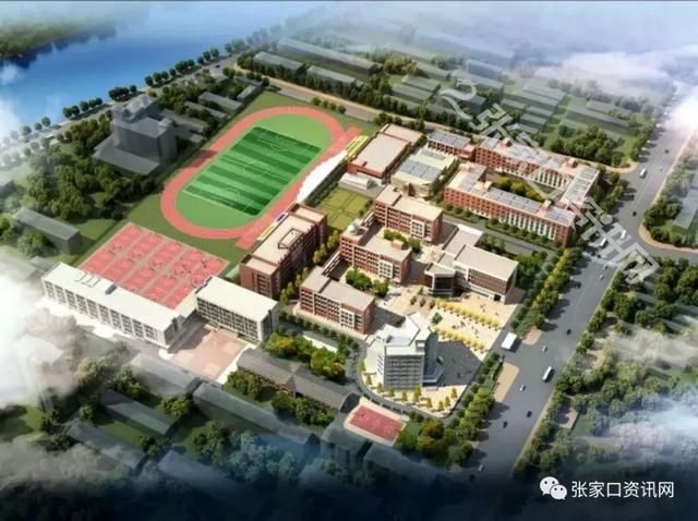 张家口四中新校区规划图曝光!老建院将远去,承