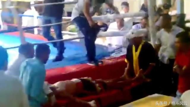 职业拳手的一拳有多重?这个拳手比赛中遭对手