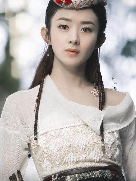 赵丽颖古装剧10次白衣装扮,楚乔帅气,玉无心冷