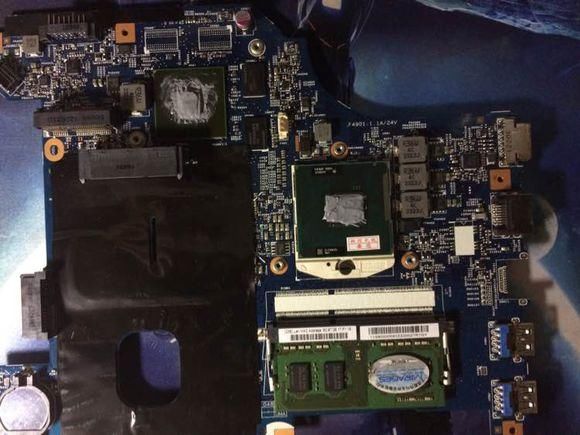 老旧的联想G480换cpu i5 2540m后满血复活!