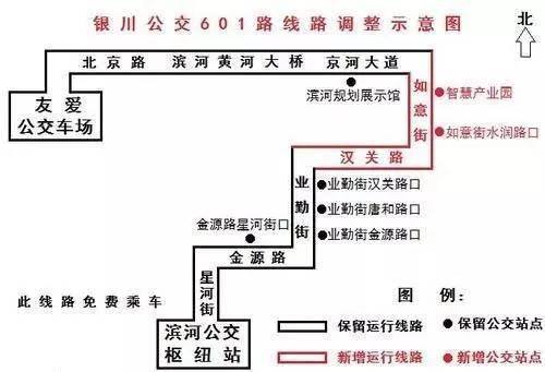 【提醒】去滨河新区的银川人必看!601路公交4月10起调整路线!