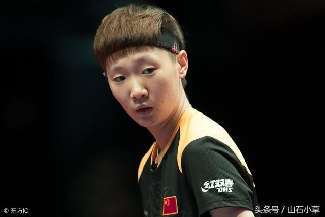 国际乒联中国公开赛女单半决赛,王曼昱打的伊