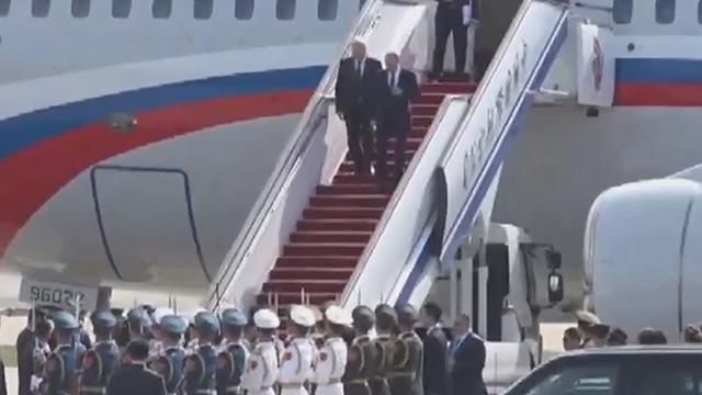 直击俄罗斯总统普京乘专机抵达北京 直击俄罗斯总统普京乘专机抵达北京