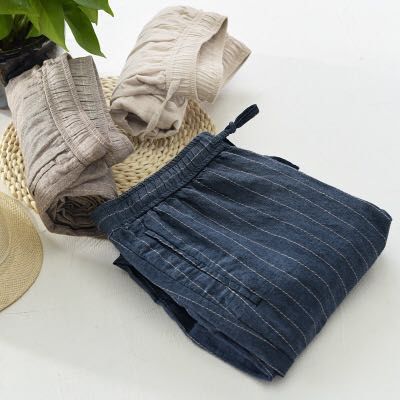 今夏主流男士亚麻裤,搭配棉麻衫凸显复古与众