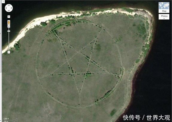 谷歌地图上最奇特的景观,未解之谜