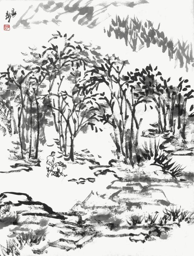 运造化于笔端 王家训定西双石门山水写生