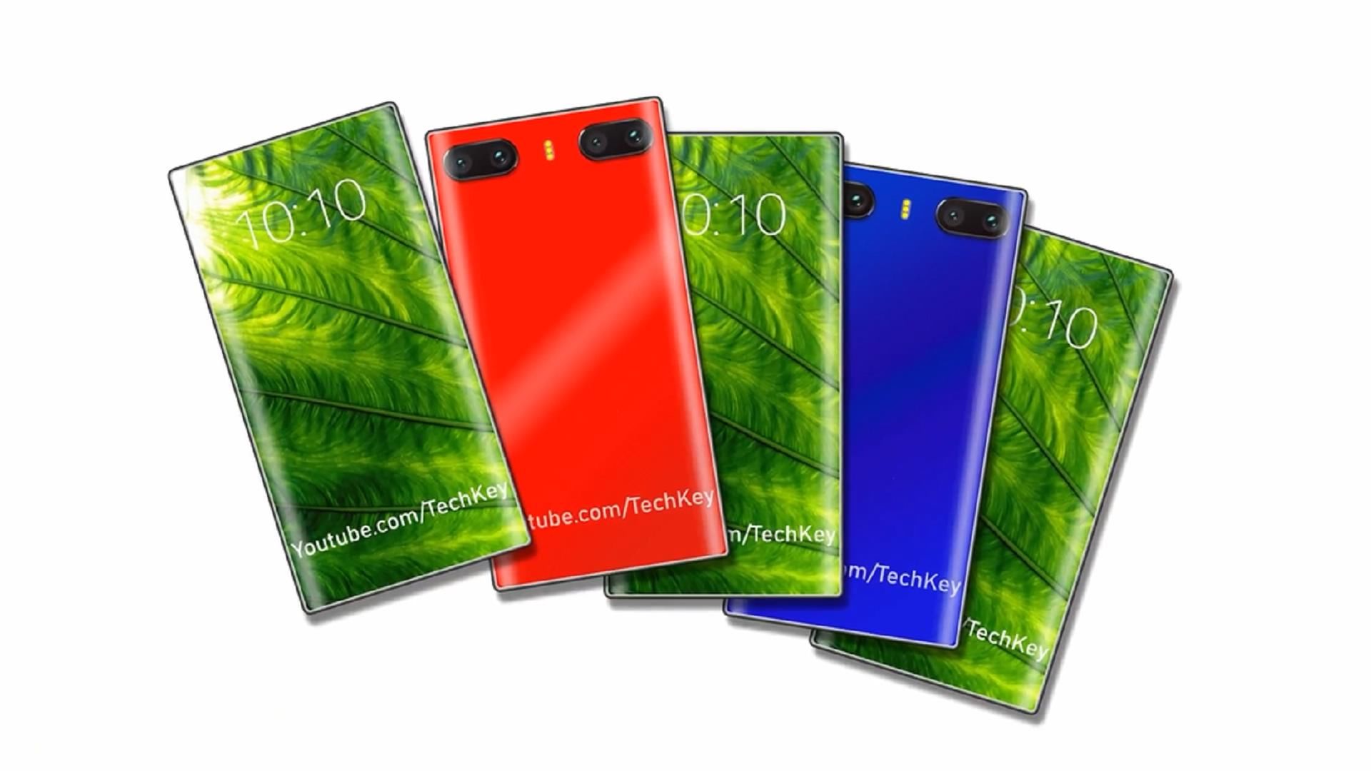 摩托罗拉刀锋V4概念图:后置四镜头 没有刘海屏