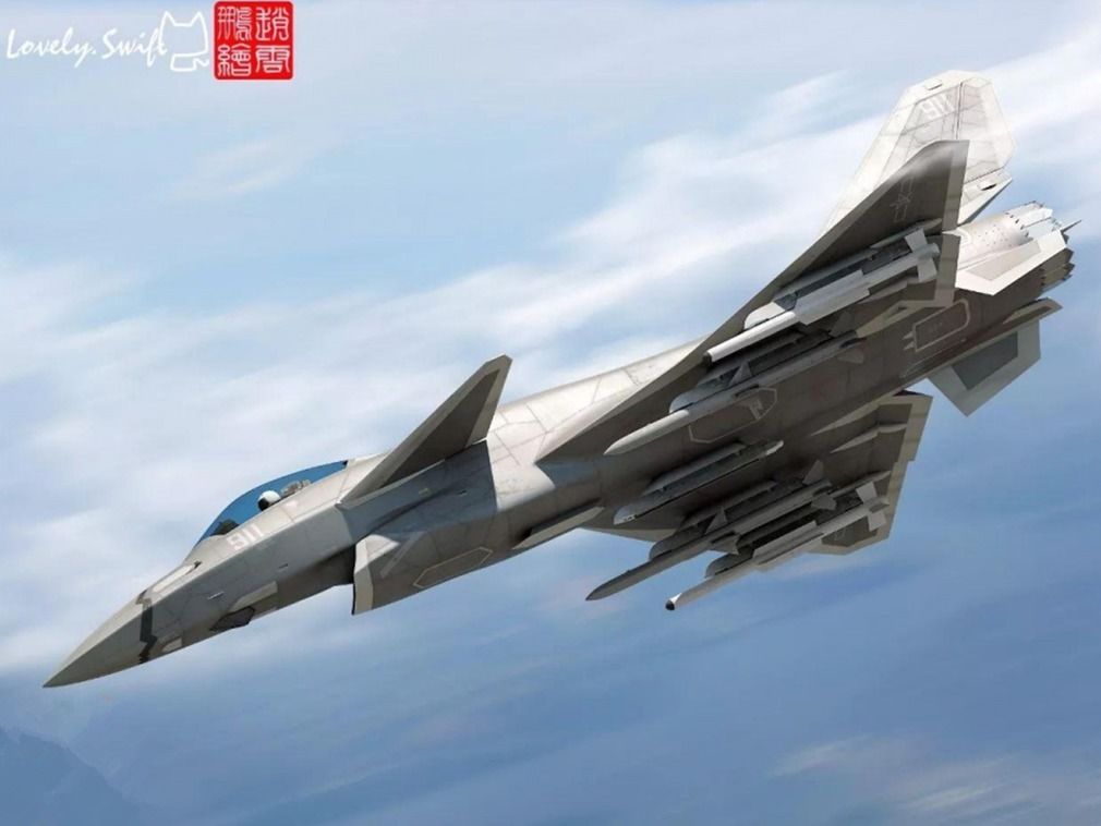机身编号911 解放军歼10D战机最新CG照曝光