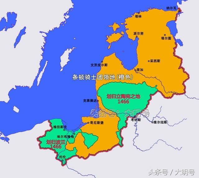 德国历史地图系列--东普鲁士的前世今生,德意志