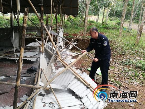 海南一彩球赌场藏匿深山:不让陌生人进 设多道