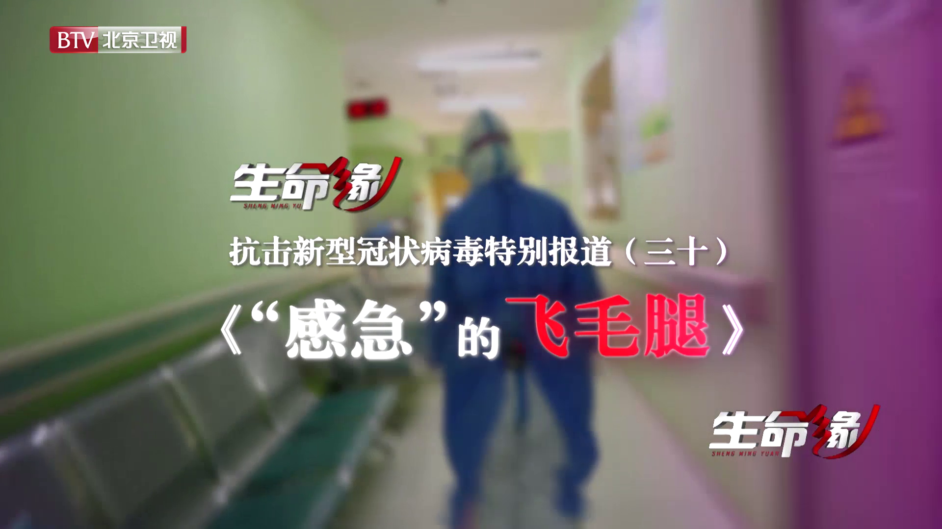 《生命缘》20200228特别报道(三十)“感急”的飞毛腿 《生命缘》20200228特别报道(三十)“感急”的飞毛腿