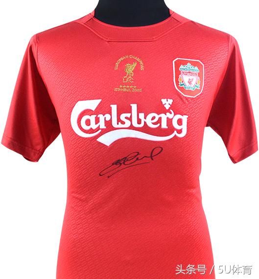 杰拉德签名2005年欧冠决赛红军主场纪念版