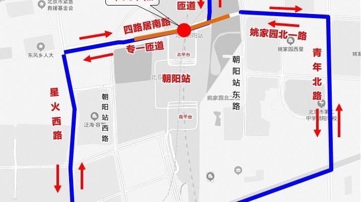 北京交警提示:主汛期到来 下凹式立交节点交通疏导路线 北京交警提示:主汛期到来 下凹式立交节点交通疏导路线