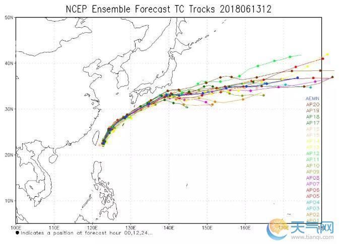 台风路径实时发布系统:2018年6号台风生成登