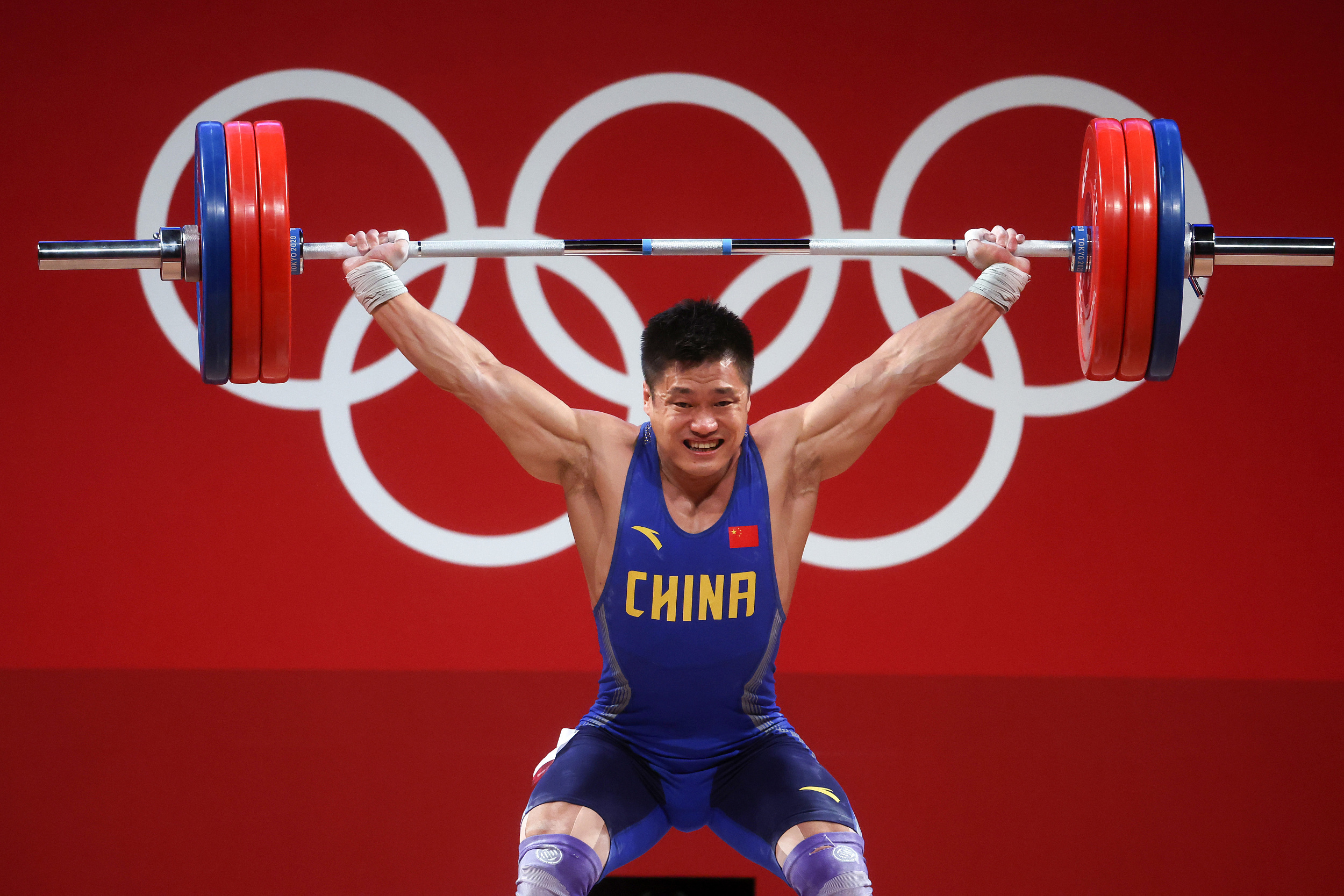 第21金!中国选手吕小军夺得男子举重81公斤级冠军!
