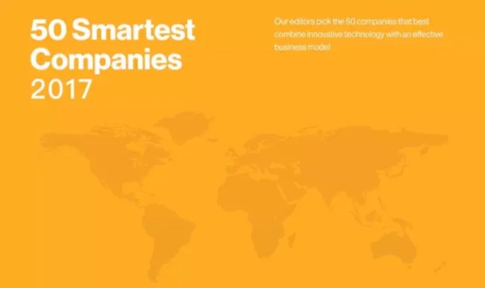 《麻省理工科技评论》发布2017年全球50大最聪明公司:中国上榜9家 《麻省理工科技评论》发布2017年全球50大最聪明公司:中国上榜9家