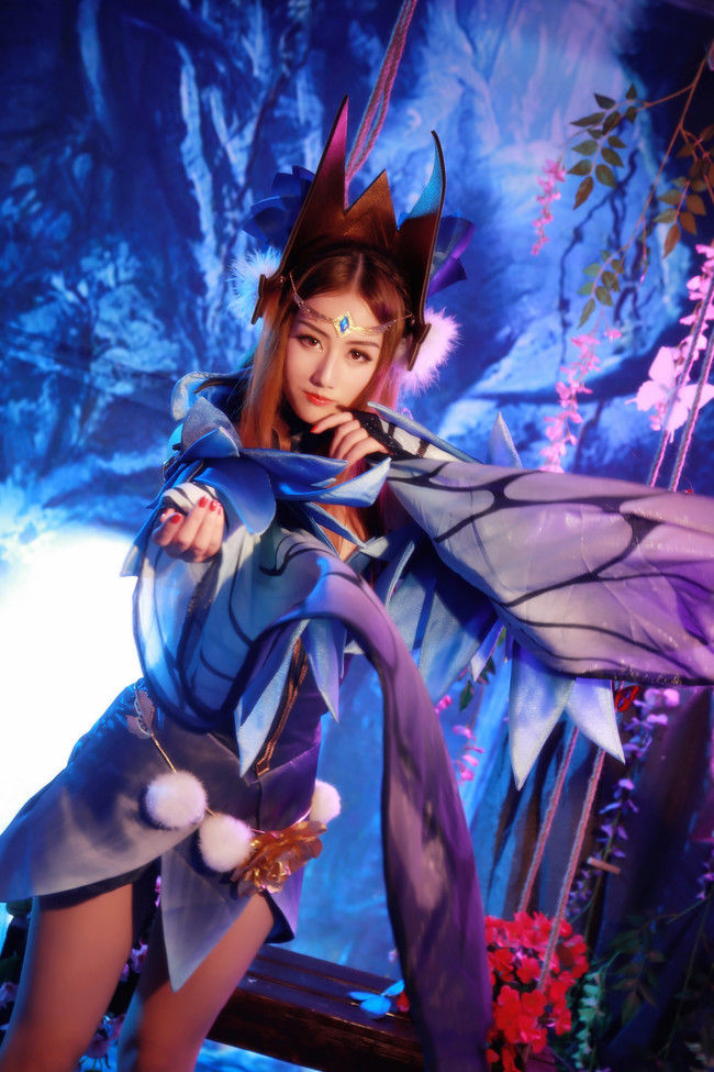 王者荣耀仲夏夜之梦貂蝉COSPLAY