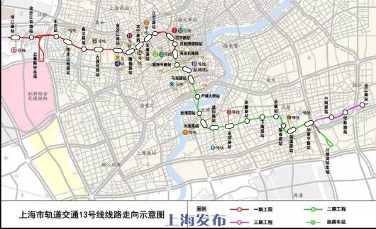 上海地鐵9條在建線路最新規劃圖一覽