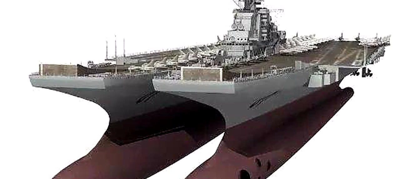 中国将打造18万吨超级航母 100架歼20上舰 轻