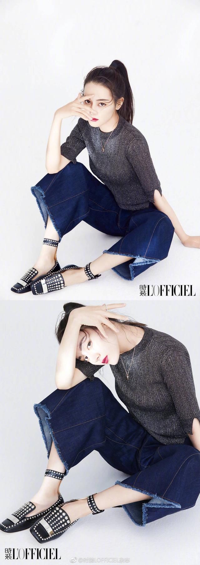 迪丽热巴懒理负面新闻,杂志代言拍不停