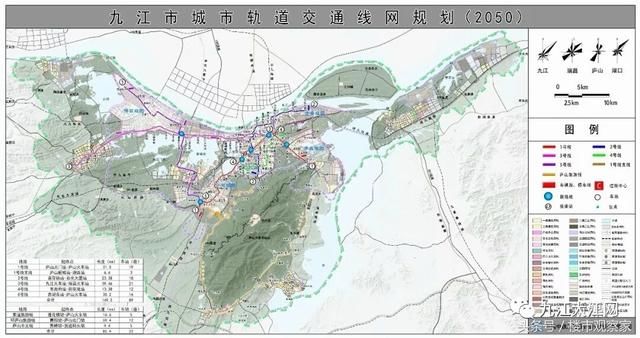 九江5條地鐵線規劃全出爐!最全詳細線路圖放送!