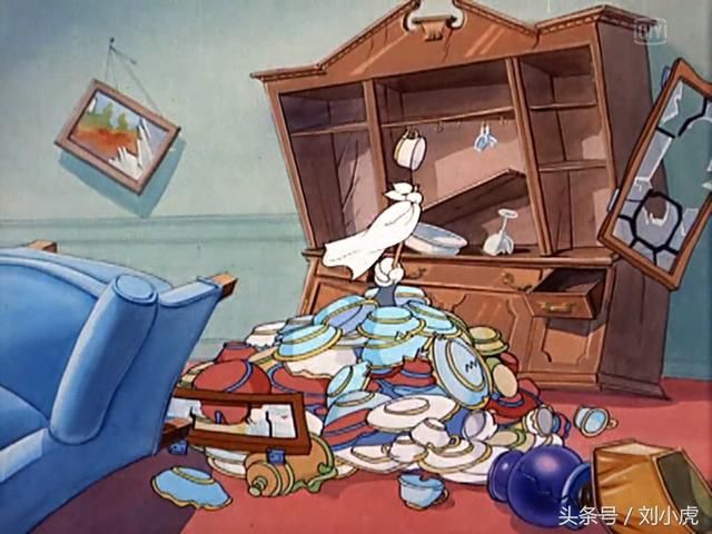 《猫和老鼠》中充满讽刺意味的一集,在美国曾