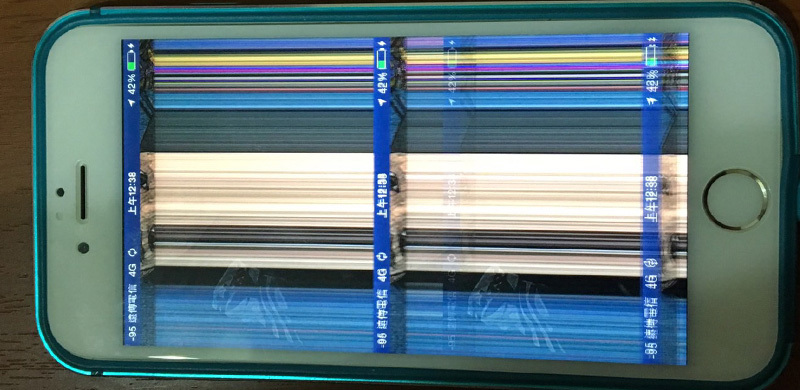 手机屏幕出现彩色条纹怎么办?