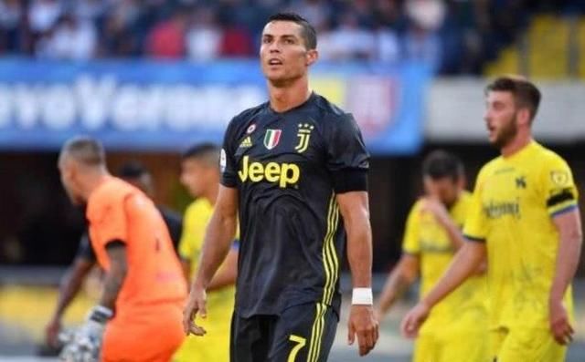 离开皇马去尤文虐菜?C罗意甲首秀吞蛋,全场仅