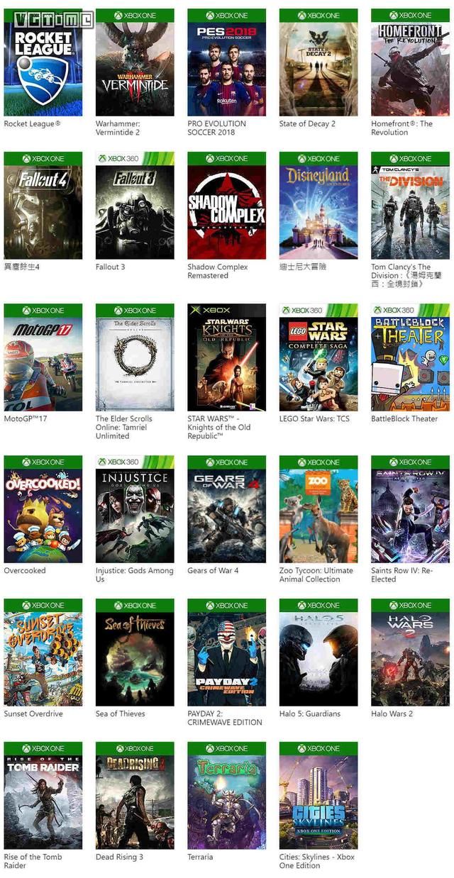 2018上半年Xbox One游戏推荐