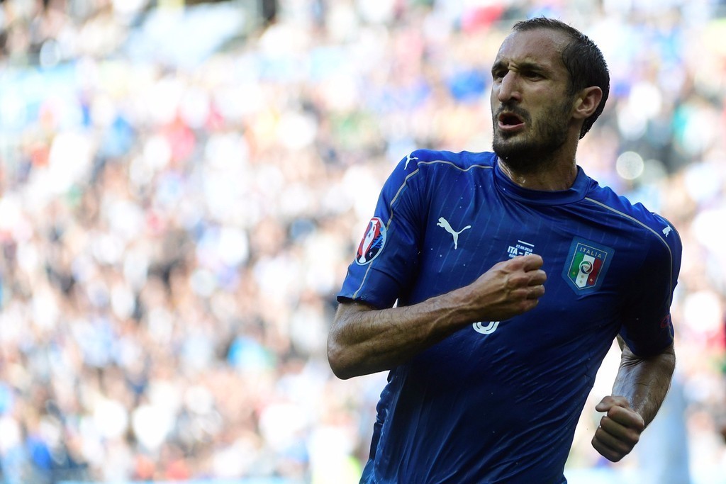 组图-基耶利尼佩莱建功 意大利2-0淘汰西班牙