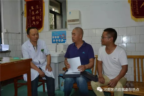 镇平县人民医院到南阳医专一附院交流等级评审