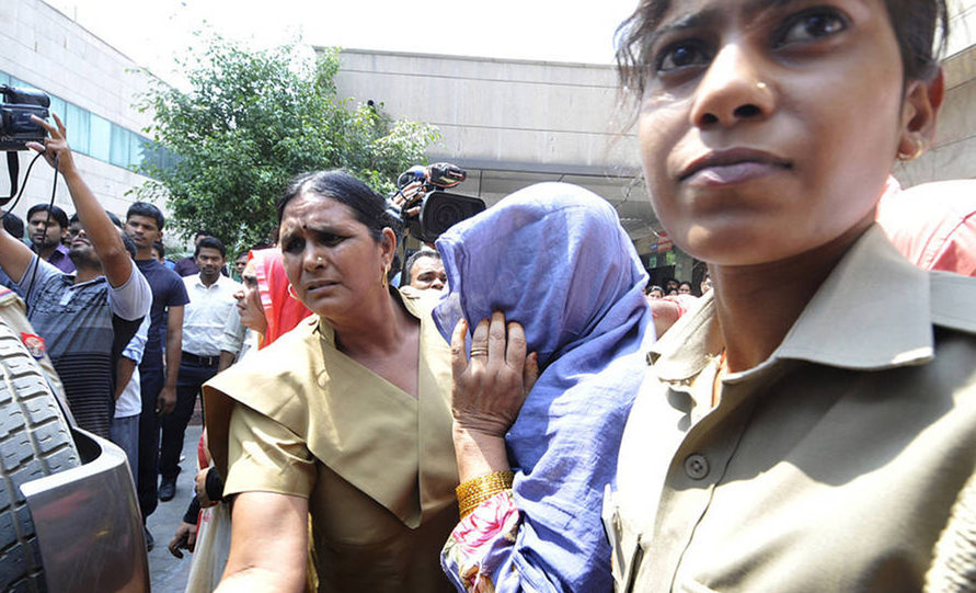 图为受害女子。