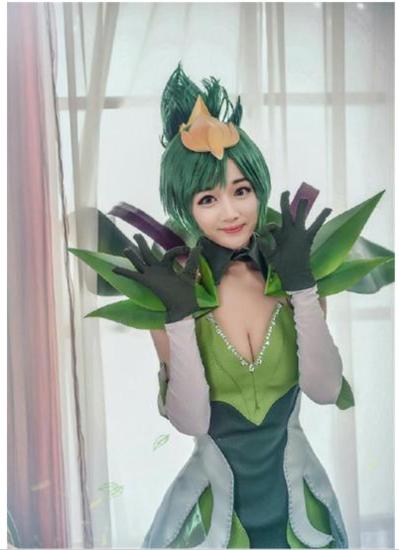 LOL拉克丝魔法少女皮肤COS 纯真邻家小妹妹