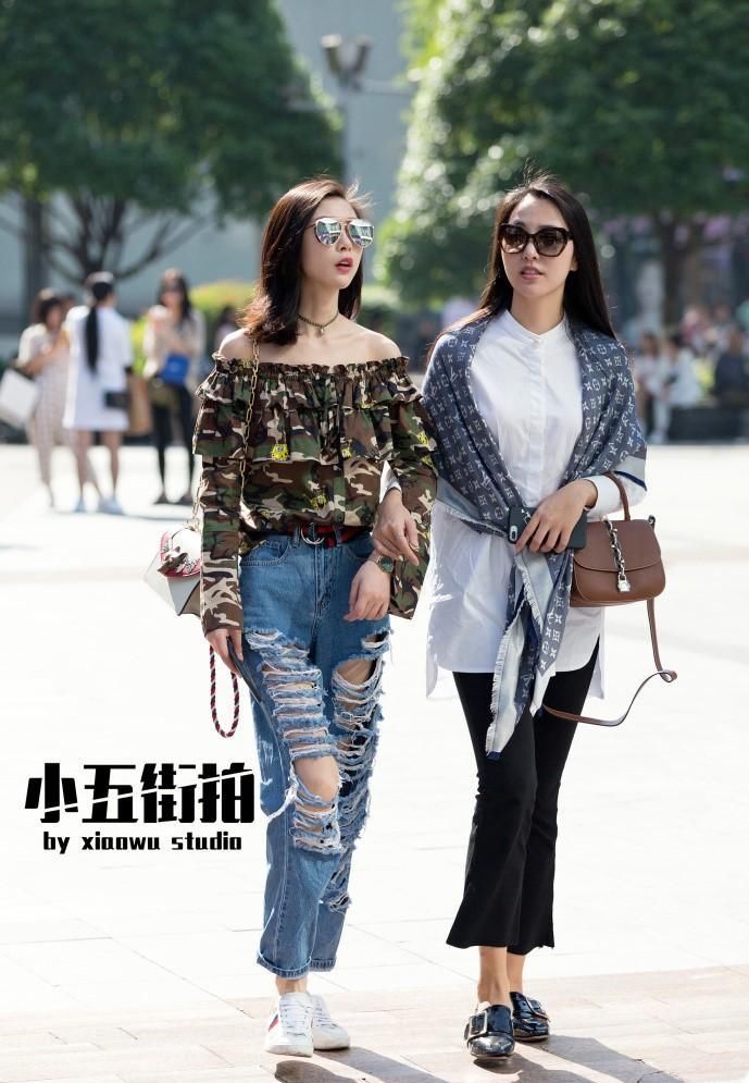 不服杭州美女的重庆街拍来了,你们站哪个?