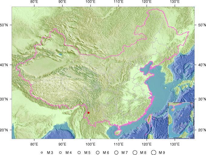 5月20日0时2分云南大理州云龙县发生3.7级地震