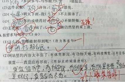 小学生语文试卷,看完答案之后,老师气得不轻儿