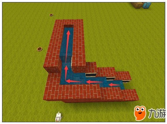 迷你世界趣味建筑:自动上升水梯图文制作教程