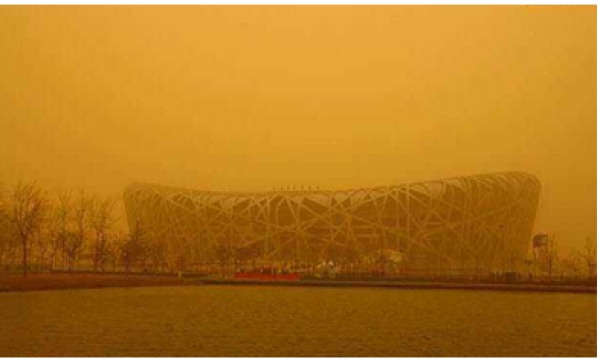 北京扬沙图片